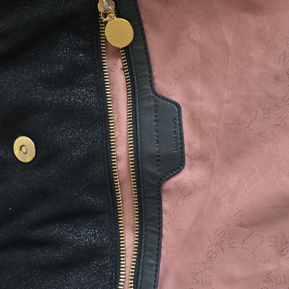 Falabella Stella McCartney fold-over tote bag Gold Chain - Picture 15 of 17